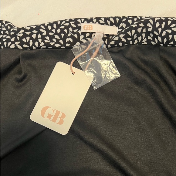 GIANNI BINI BLACK AND WHITE PATTERNED SKIRT - Picture 3 of 3